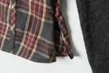 Mori Check Blended Knit Top 233426808