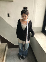 2-Color Signature Flare Denim Pants