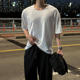 LMN マッシュクールクールオーバーフィット半袖Tシャツ (4 colors)