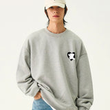 [UNISEX] ベアハートバックプリントマントゥマン