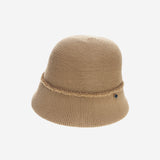 Rough Tie Bucket Hat (Brown)