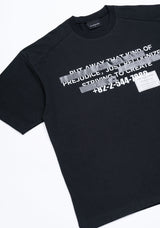 BBD ヒッデンスローガン Tシャツ (ブラック)