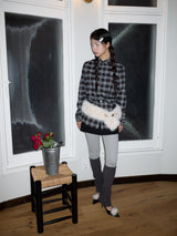TOGGLE FUR BELT (IVORY)
