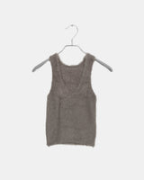 Omin Angora Slim-fit Tank Top Cardigan