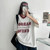 エレインカラーVネック半袖Tシャツ