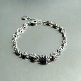 Engraved Cross Dice Bracelet