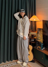 Pigment Balloon A-Line Wide Pants 4COLOR