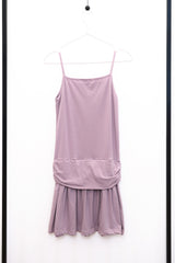 Shirring Waist Dress (Light Purple)