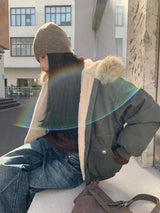 Grand Fur Hoodie Zip-Up Parka Jacket