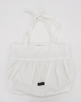 Mendel vintage dot cotton shirring shoulder bag