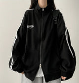 Bader Two Way Track Line High Neck Zip-Up