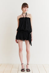 ANGEL HOOK DRESS black