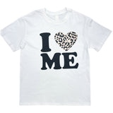I♥ME レオルーズフィットラブ半袖Tシャツ (ホワイト)