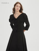 Ivy cape collar blouse