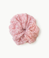 Lace Big Scrunchie - Pink