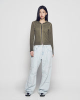 26SS STUDDED BALLOON FIT DENIM PANTS 