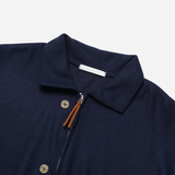 Milt Crop Knit Zip-Up