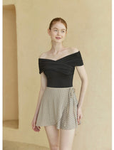Daisy swim skirts Beige