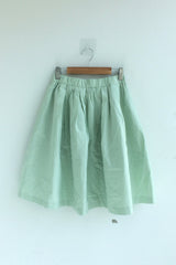 apple mint flare skirt