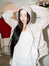 AIRY DOT DRESS (WHITE)