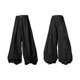 RELABEL Spatial Relations (Field) Raw Denim Double-Pleated Kendo-Washed Oversized Fit Jeans