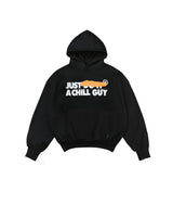 DirtyCoins Just A Chill Guy Oversized Hoodie Black