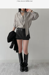 Flute Layered Skirt Pants