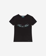 Cropped Signature Tee