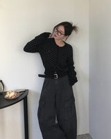 [ORIGINAL] Poky Dot Knit Cardigan