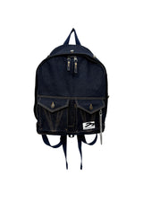Trucker Jacket Backpack in Blue