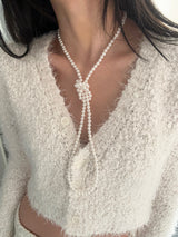 [92.5silver] 3way long pearl necklace