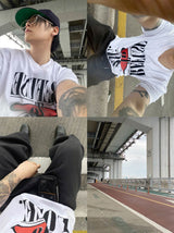 No.0824 リフューズハーフTシャツ