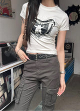 ブラックエンジェルスリムハーフTシャツ