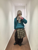 エッセンシャルフリースワイドパンツ (3color)