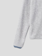 Layered fingerhole knit