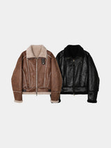 Cutting rider crop mustang jacket