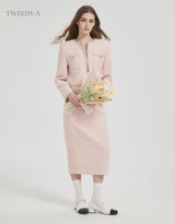 Sally Gold Burton Tweed Two-Piece Set-Up Short/Long ver