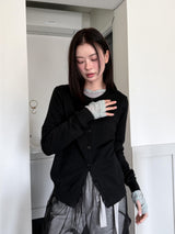 AOI ベーシックカーディガン