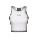 【24SS LSD COLLECTION】ウィメンズ スプレーロゴ リサイクル ノースリーブ_ホワイト