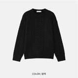 フロートクロップドケーブルニット (7 Colors)