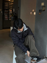 Cotton double cargo pants