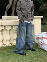 No.1368 side custom denim wide PT