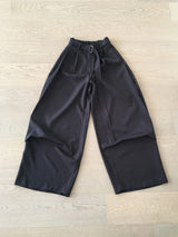 Contour belted wide slacks
