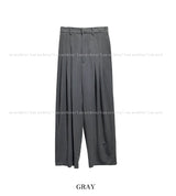 Hounds three-tuck wide slacks