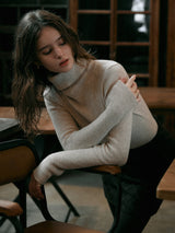REESE cashmere wool turtleneck knit