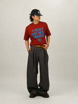MEN Pin-tuck Banding Balloon Slacks