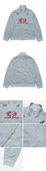 [24SS] シンボルニードルワークメッシュジャケット DARK MINT