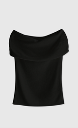 Rope Mood Layered Off-Shoulder Knit / 4 colors