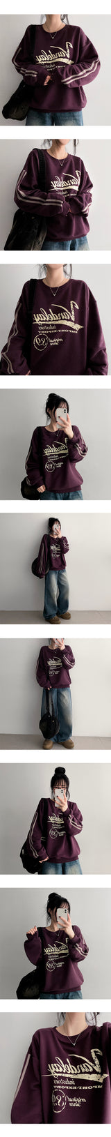 Dekyu Juri Track Line Sweatshirt