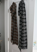 Sof Knit Long Muffler_Melange Grey